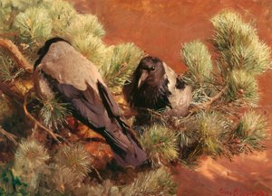 Hooded Crows by Bruno Andreas Liljefors